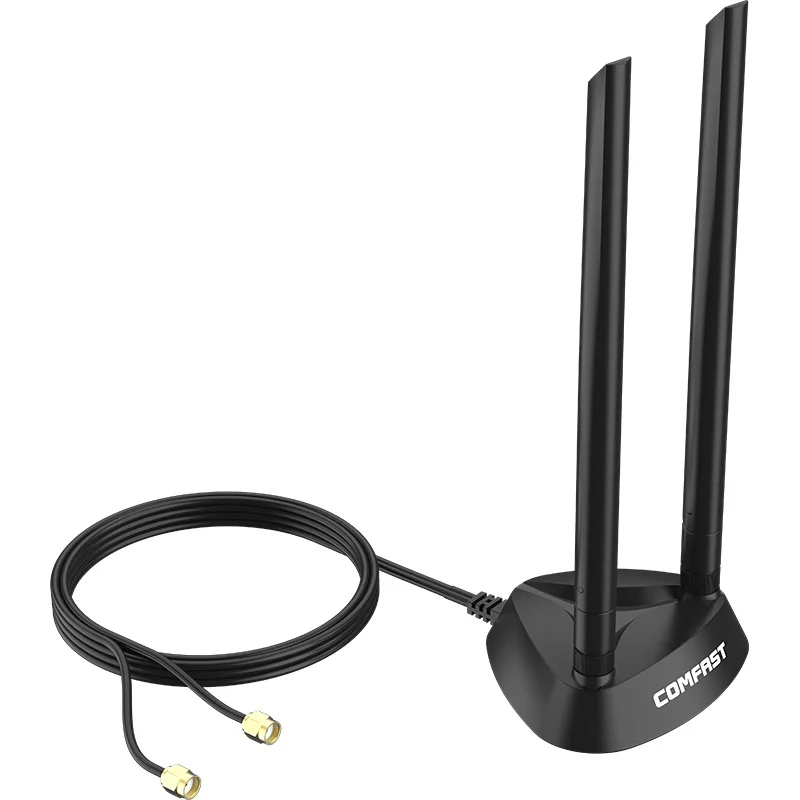 High Gain Extension Base WLAN-Antenne 2,4g/5GHz SMA-Port omni direktion ale 1,2 m Verlängerung sante nne für Ax210/200 Router /PCI-E Adapter