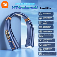 Xiaomi New Neck Air Conditioner Portable Neck Fan Rechargeable Semiconductor Refrigeration Leafless Fan Outdoor Personal Wearabl