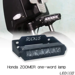 Ruckus Zoomer LED Headlights Solo Headlamps Single Head lamps AF58 Scooter Parts Spotlights Transparent Glass white lights Honda