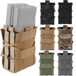 5.56/7.62 Double Magazine Pouch Tactical AK AR M4 AR15 Single Magazine Bag Rifle Pitol Molle Mag Holster Pouch for Hunting CS