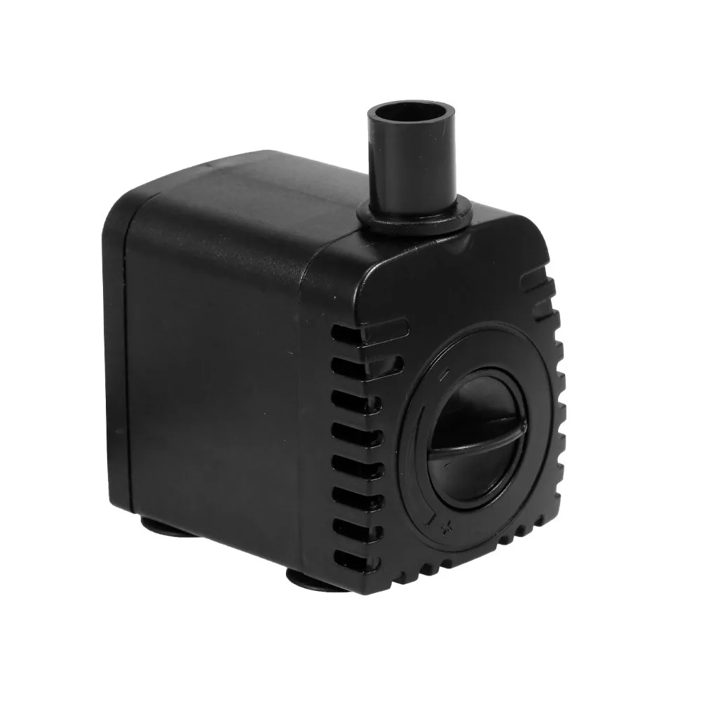 Ultra-quiet USB Water Pump with Power Cord IP68 Waterproof for Aquarium Fish Tank Fountain with 12 LED Light