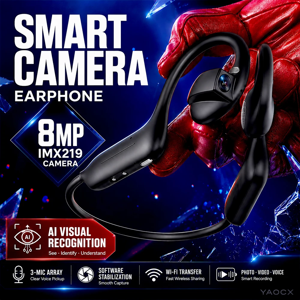 new-wearable-camera-earphones-8mp-eis-open-ear-bluetooth-headset-8gb-storage-hands-free-recording-ai-assistant-for-travel-sport