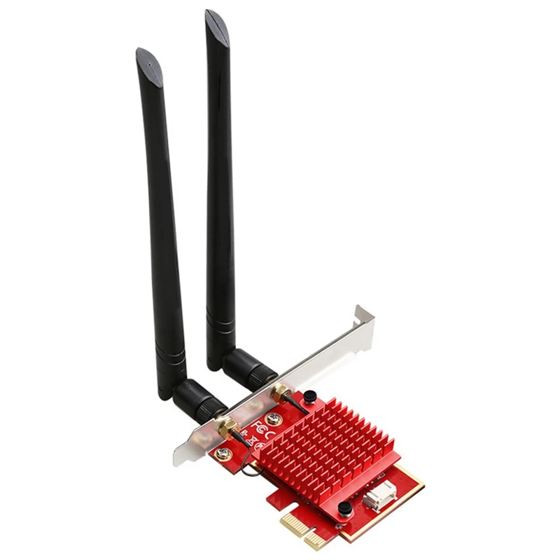 

3000Mbps Wifi 6 AX200 Wifi Card 802.11Ax 2.4G/5Ghz For Bluetooth 5.2 Dual Band Desktop PCI-E Wireless Wifi Adapter Win10