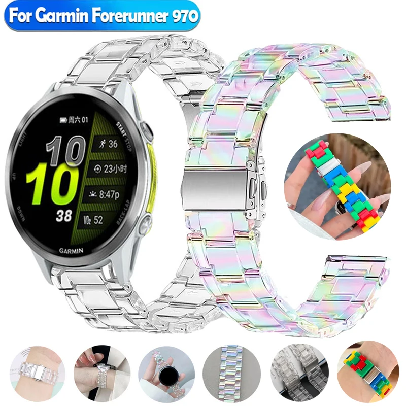 �y�Z�[�����z20mm 22mm �J���t�������o���h Garmin Forerunner 970 570 745 965 245 255 265 645 Venu 2 3 SQ Vivoactive 6 5 4 3�Ή� �E�H�b�`�X�g���b�v