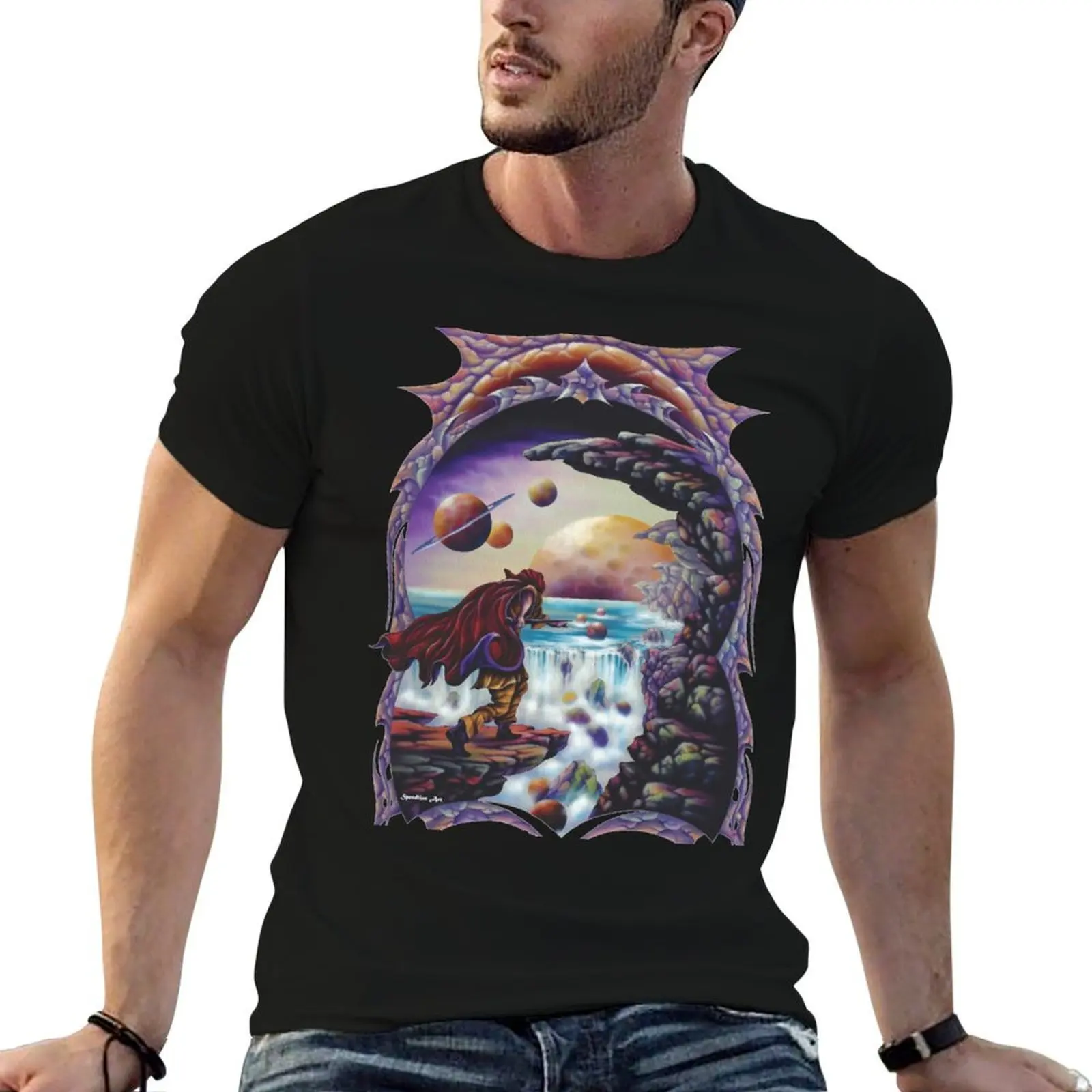 speedlineart, pool wizard T-Shirt t shirt man designer anime t shirts oversize cotton t shirt man T-shirt
