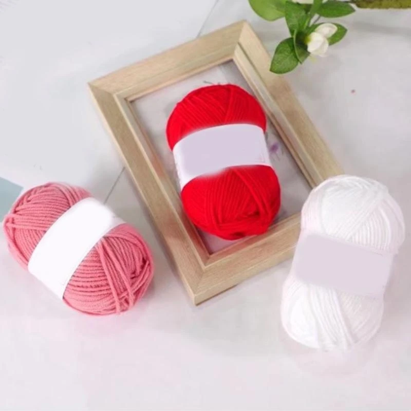 5ASD Красочная мончная пряжа для вязаных аксессуаров для вязания крючком