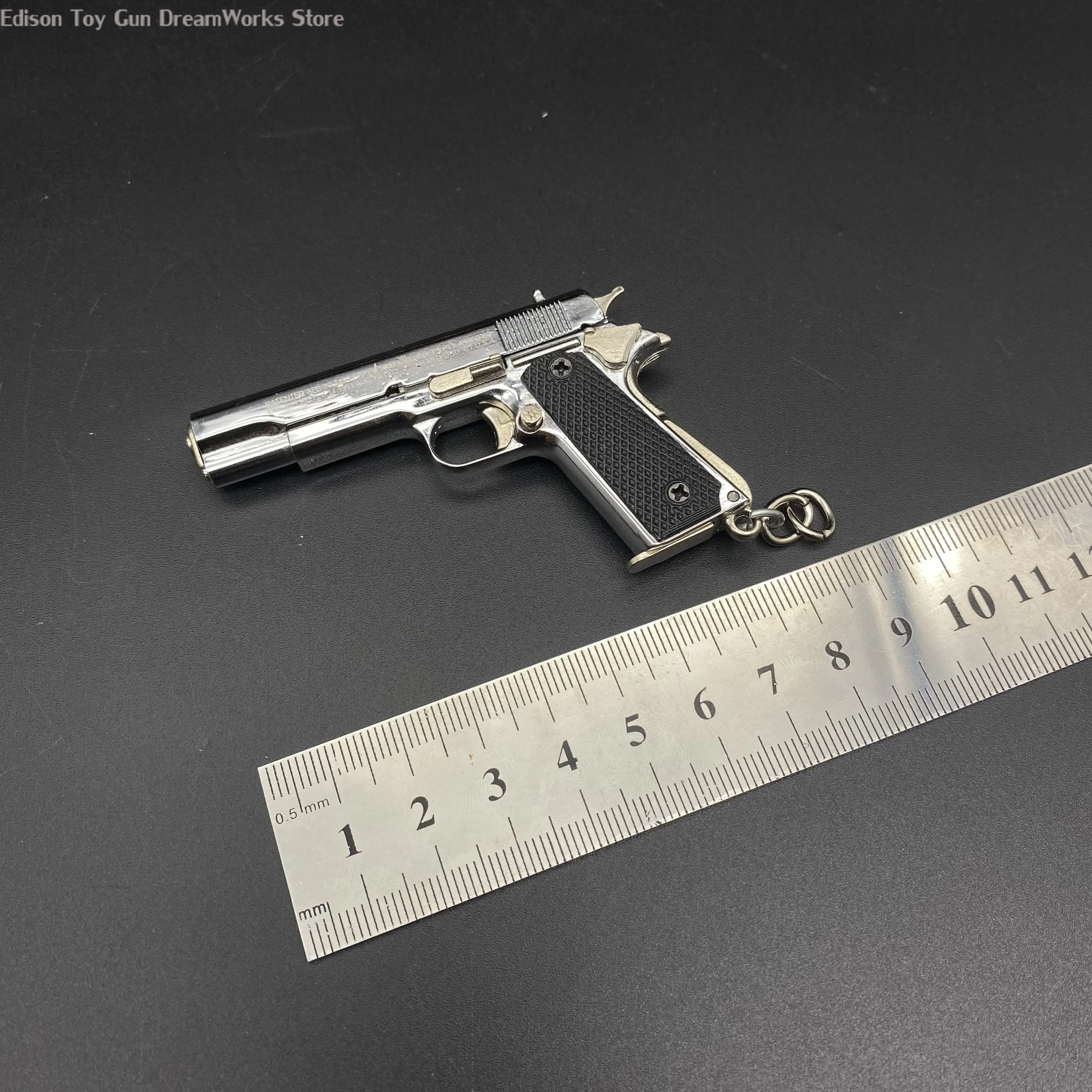 Mini réplica da pistola da liga, Colt governo pequeno 1911, modelo minúsculo, coleção do presente do gamer, brinquedo novo, M1911, 2.8, 2024