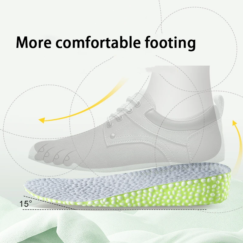 Height-increasing insole men women Breathable sports insoles Shock-absorbing soles Soft and comfortable Shoe Pads