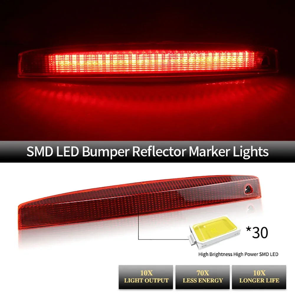 1 × لرينو ميجان MK2 Estate 2003-2008 LED سيارة الخلفية وقف الذيل مصباح ضوء الفرامل 8200175538 عالية المستوى الثالث إكسسوارات مضيئة #3