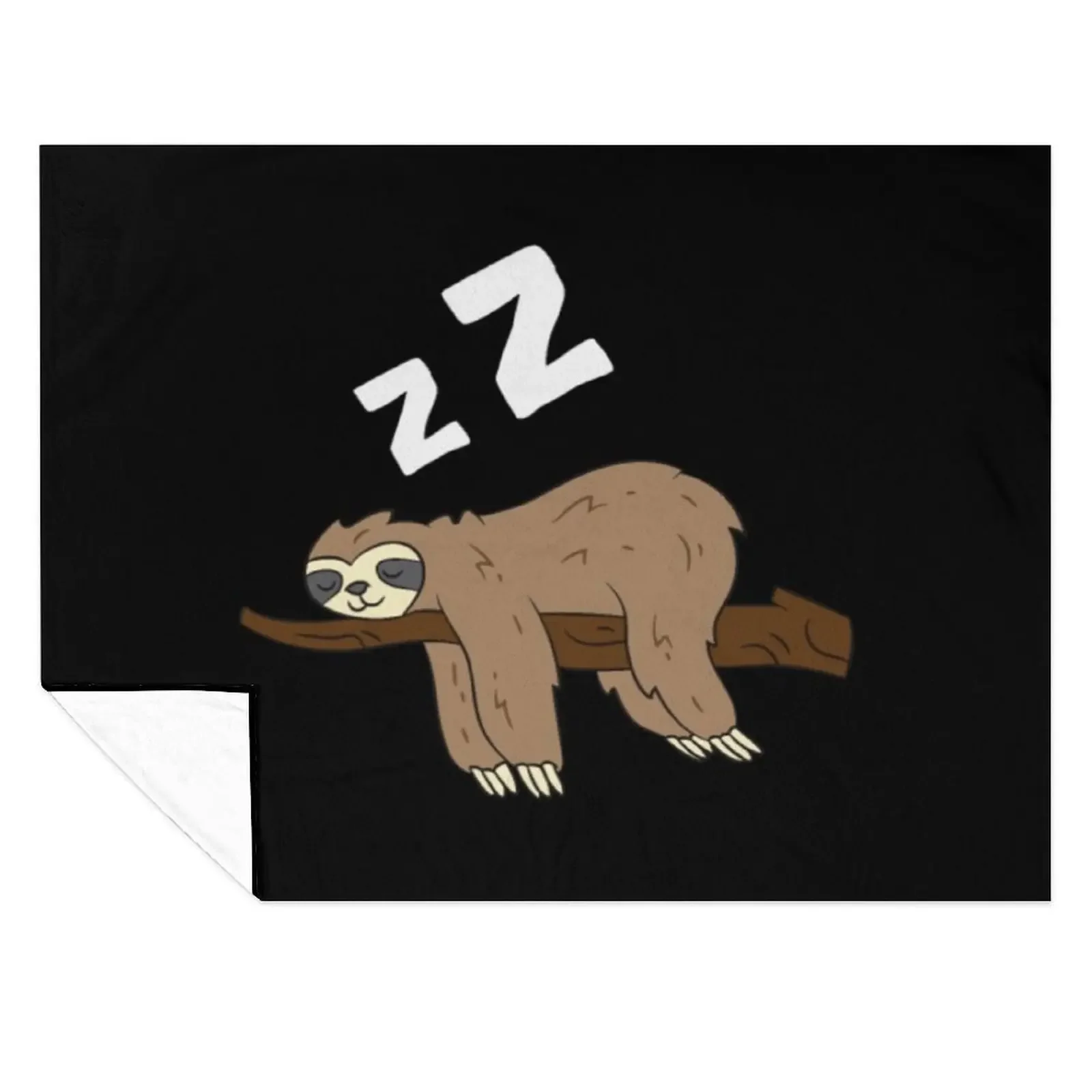 

Tired Sloth Pajama Love Sloths Throw Blanket Softest Camping Personalized Gift Heavy Blankets