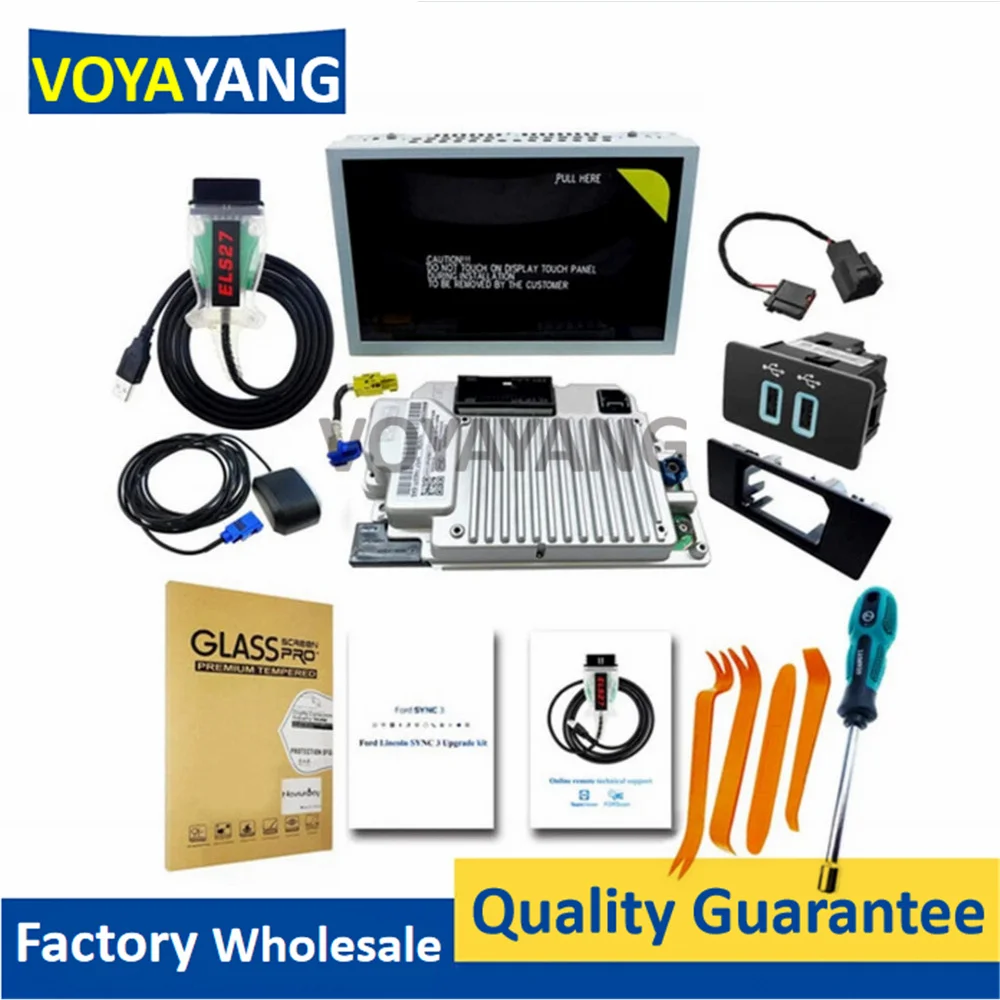 Factory SYNC 2 to SYNC 3 Upgrade Kit HC3T-14F014-BD APIM Module Antenna Carplay GPS Navigation Fit for Ford Lincoln Sync3
