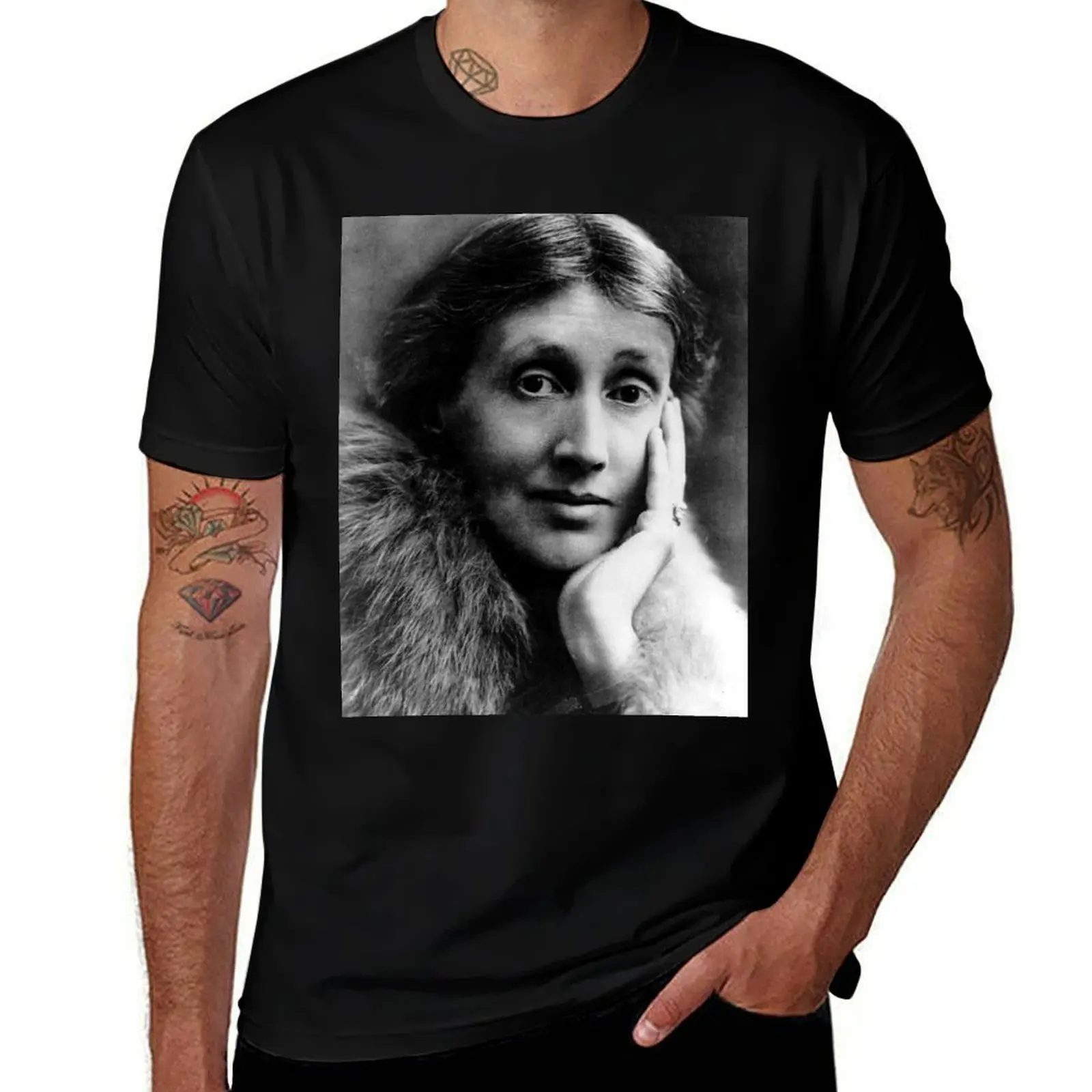 Novelist Virginia Woolf T-Shirt Casual Work Wear T-Shirt