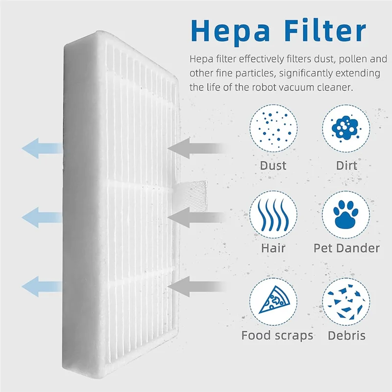 The New Replacement Parts Kit for MAMNV BR150 BR151 / ZCWA BR150 BR151 / MANVINS G20 Robot Vacuum Cleaner