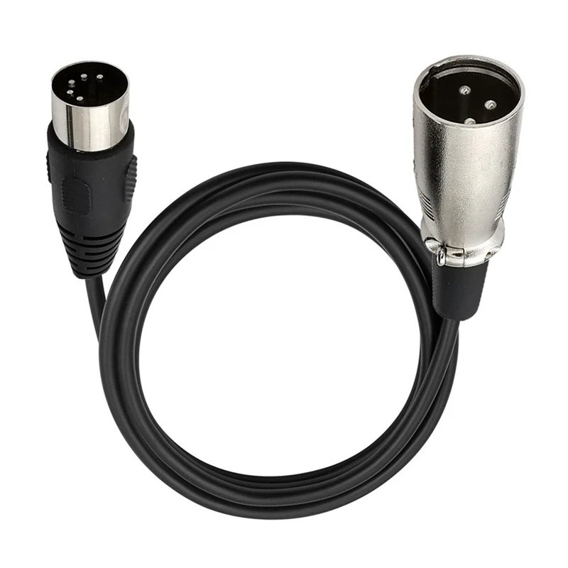 DIN 5 Pin To XLR 3 Pin Audio Cable For Match Music Instruments Or Cables With MIDI Or XLR DIN 5P Male To XLR