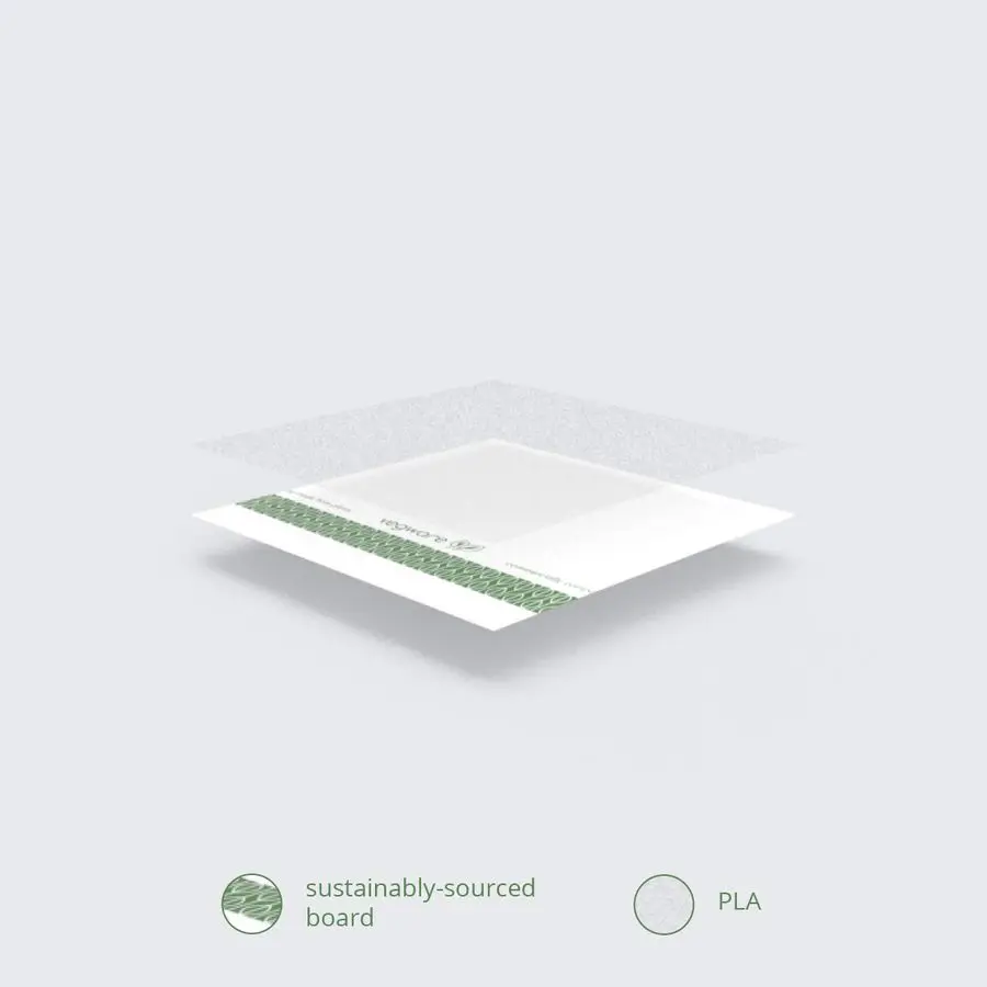 أكواب قهوة قابلة للتحلل للاستعمال مرة واحدة سعة 8 أونصة، علبة مكونة من 1000 قطعة، كوب ورق كرافت أبيض واحد، مبطن، لوح مستدام مع نبات ب