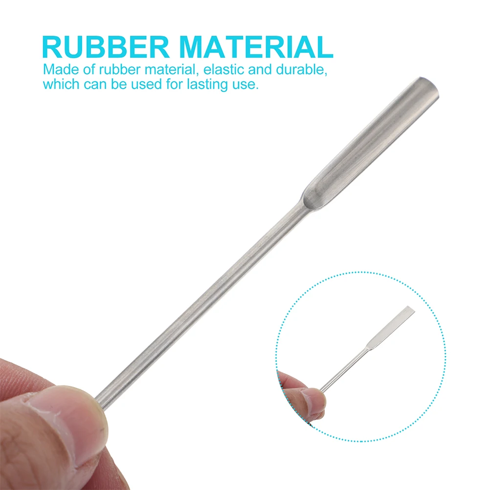 

2pcs StainlessSteel MedicineScraper LabSpoon MixingSpatula DoubleEnded CementMicro LaboratoryTools TeachingEquipment