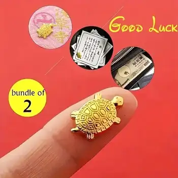 1/10/30/50/100個,風水金龜擺件,招財龜收藏擺件,金屬雕像,財富與好運 8 最佳銷售 風水雕像 - №8