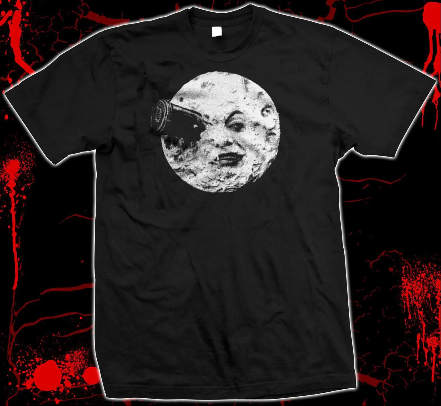 A Trip To The Moon Georges Méliès Hugo Pre shrunk 100 cotton t shirt