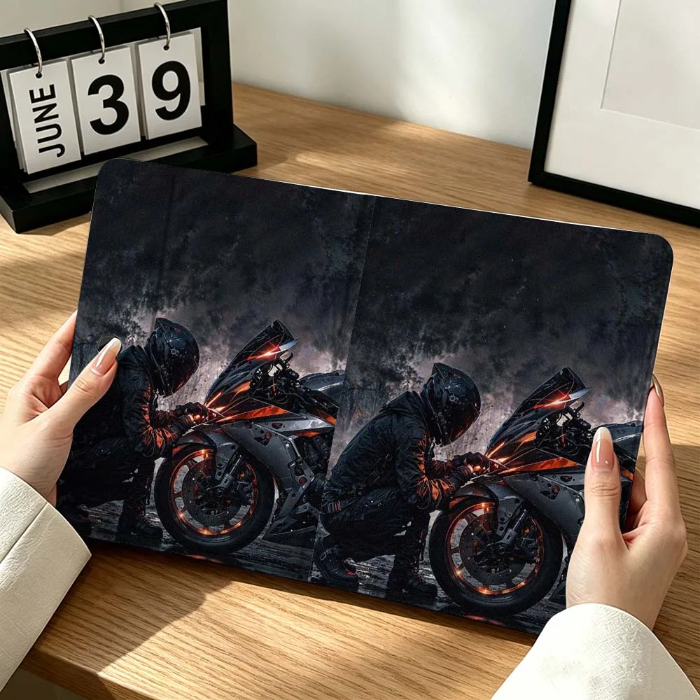 Biker Fixing Motorcycle Light For OPPO VIVO IQOO OnePlus Realme Infinix Pad Pro 13 12.1 11.61 11.4 11 inch Tablet Case Gift