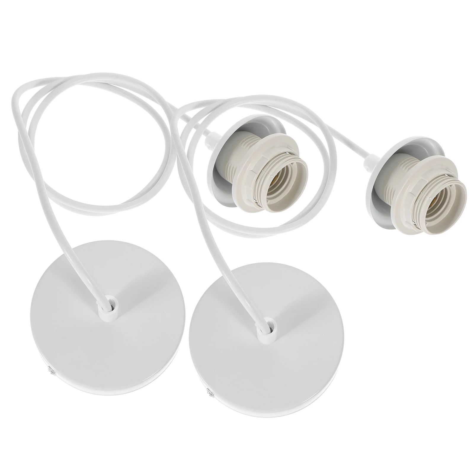 

2pcs Chandelier Holder Pendant Light Black Hallway Living Room Dining Bedroom Kitchen Outdoor Ceiling Lamp Base