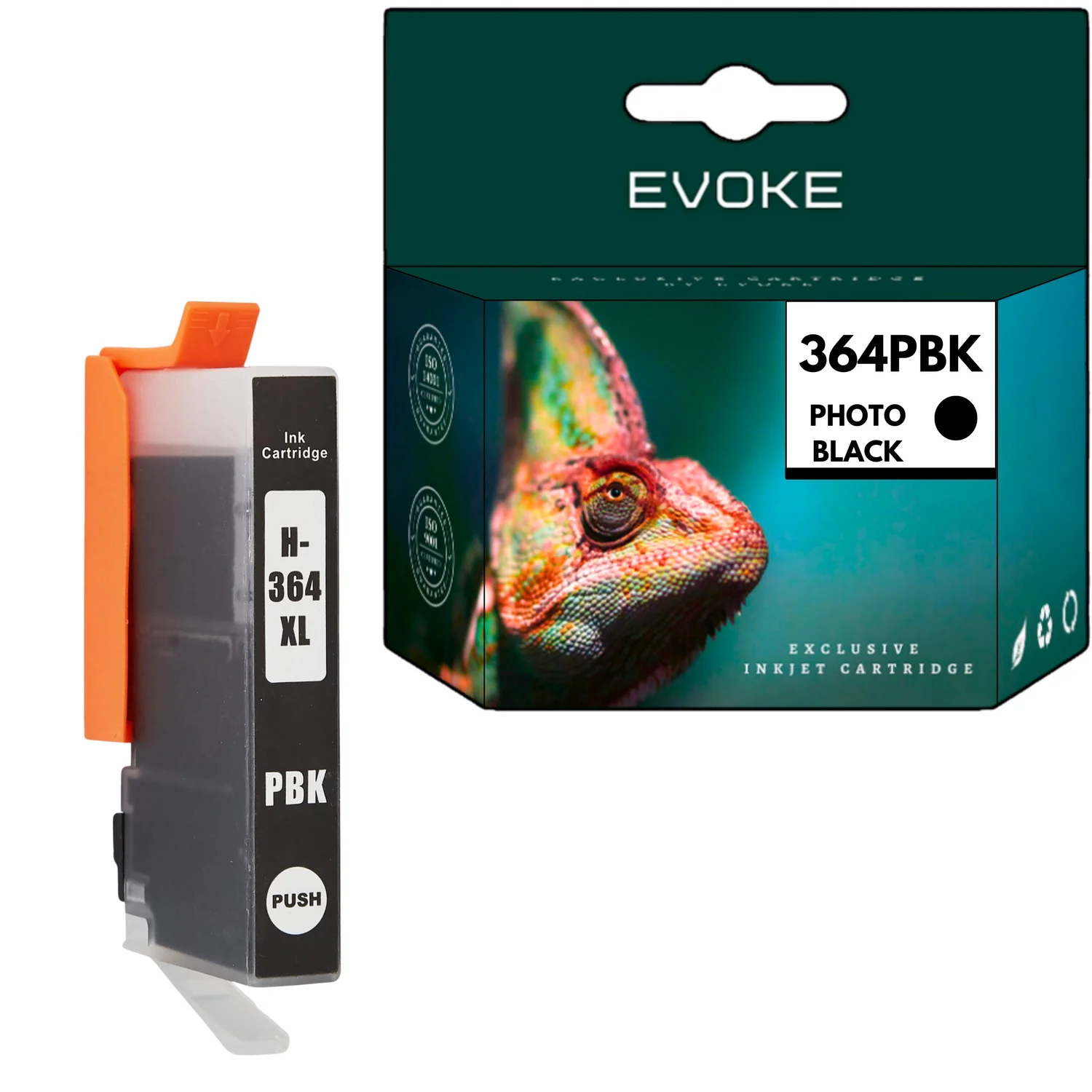 Evoke Compatibele Inkt voor Hp 364XL Hp364 Cb322Ee Photo Black 15 ml 620 Pagina's Photosmart 5510 5514 5515 5520 5522 5524 5525 6510 6520 7510 7520 B010 B109 B110 B111 B211 B8550 C5380 C6380 D5460