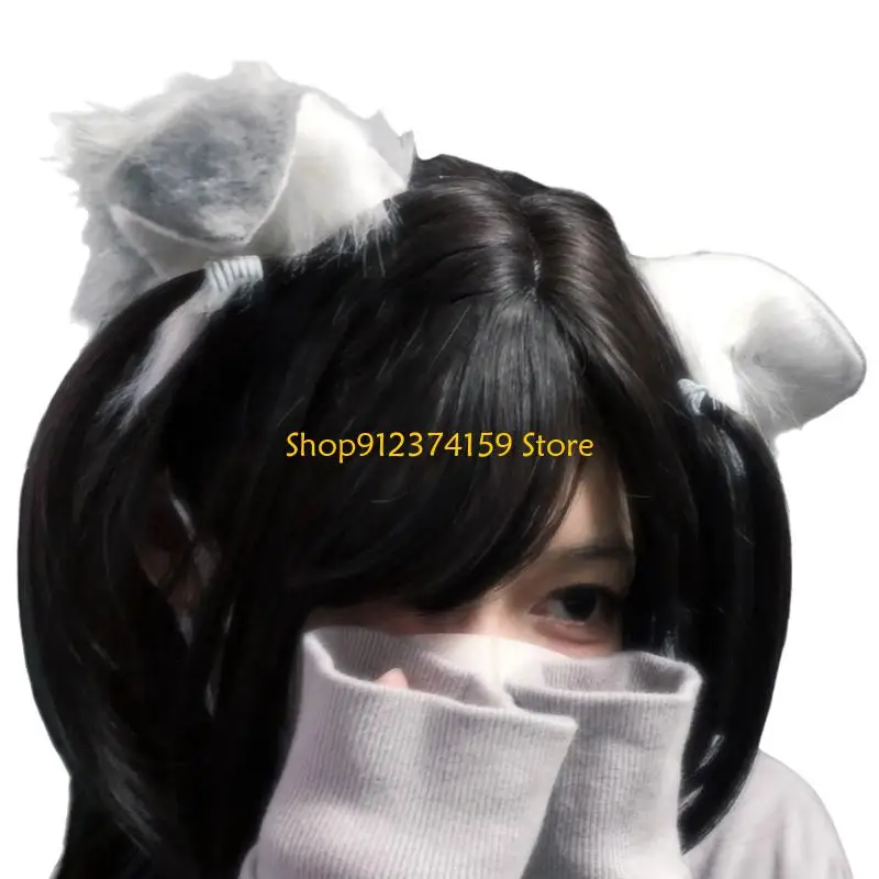 

G5AE Soft Touch Dog Animal Ears Headgear Fun Cosplay Addition for Themed Gatherings