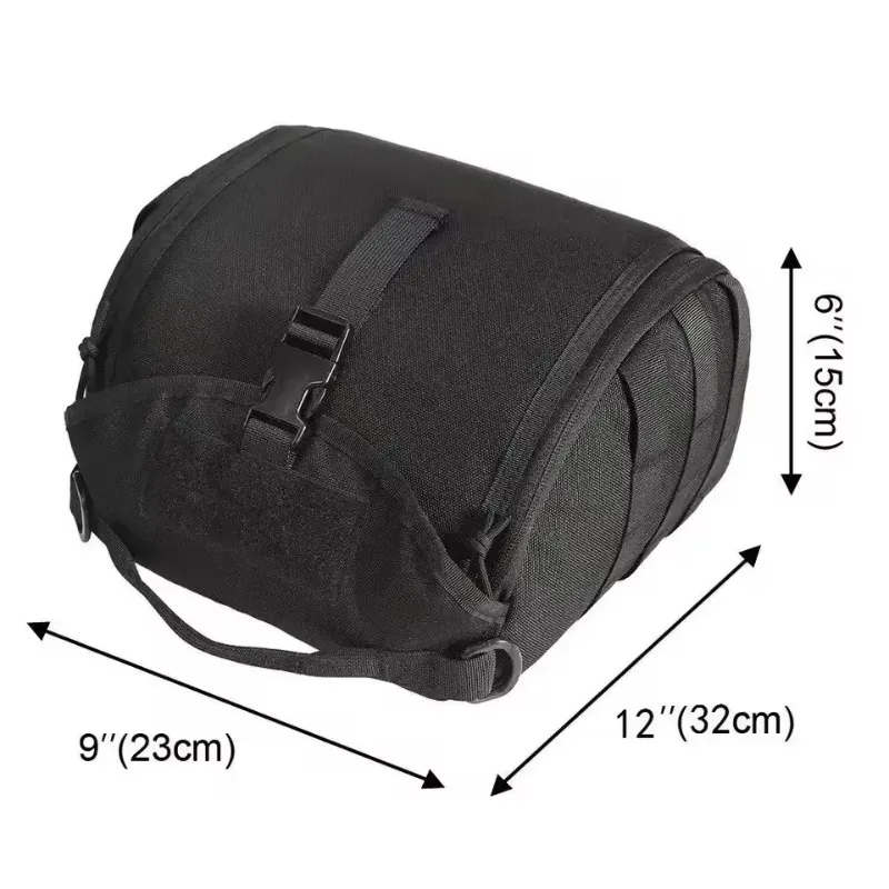 Universal Tactical Helmet Bag Pack,Multi-Purpose Molle Storage Carrying Pouch for Sports Hunting Shooting Outdoor Sports