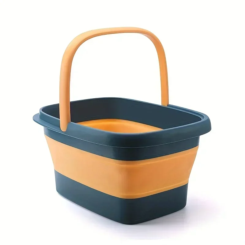 Foot bath tub cleaning bucket large folding portable folding foot wash tub car wash bucket student foot wash board foot care