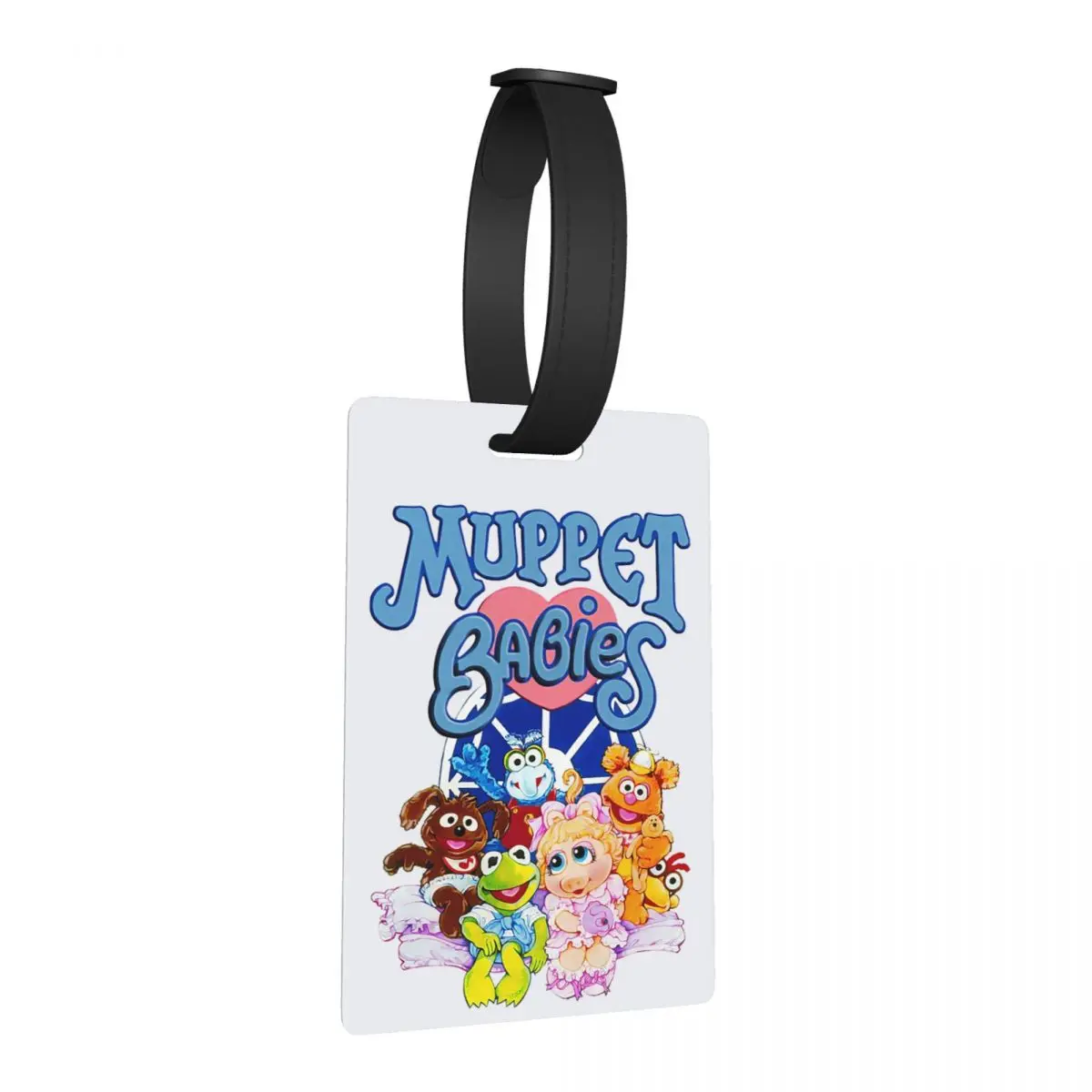 

Багажные бирки Muppet Babies, аксессуары для чемодана, милые дорожные бирки для багажа, держатель этикетки, идентификационное имя, адрес