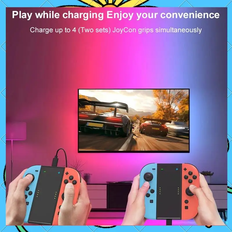 

Подходит для зарядной док-станции Switch2 с ручкой SW2 4 в 1, зарядная ручка NS2, маленькая ручка-[A51I]