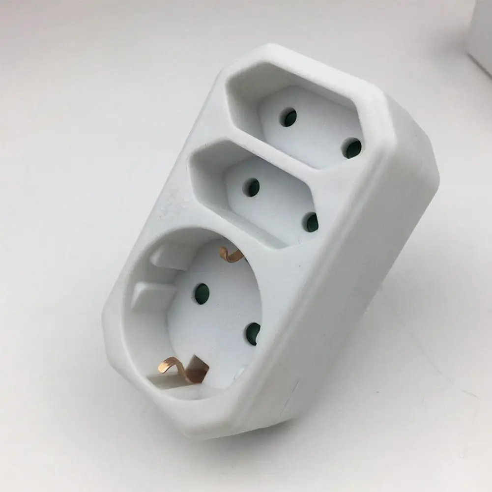 

Белая настенная розетка европейского стандарта ЕС, Германия, вилка-конвертер, розетка 16А/250 В