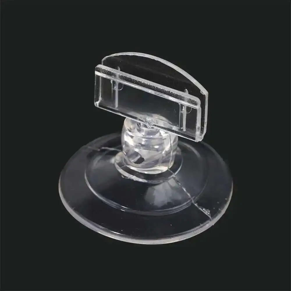 Pop Suction Sucher Cup Stable Base Clear Sign Display Promotion Price Tag Clips Holders Strong Suck Ability