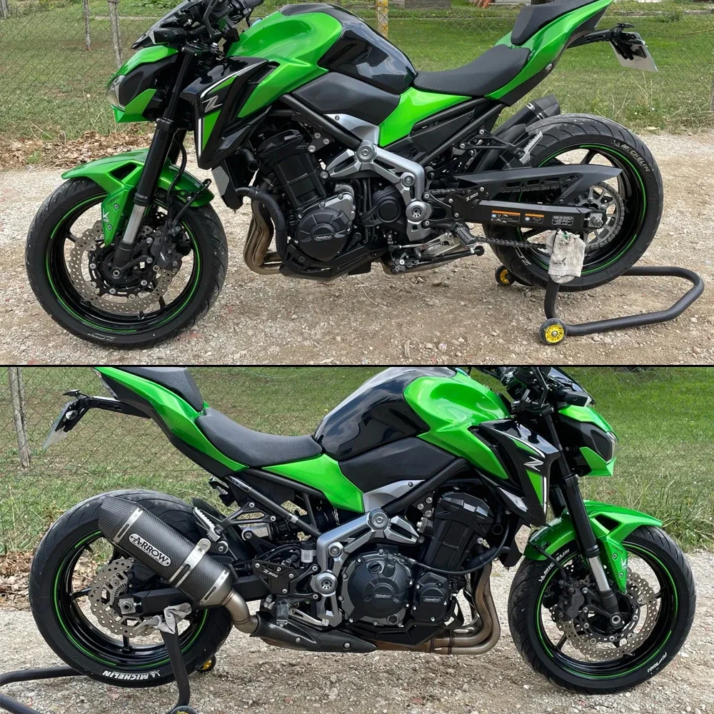 ل 2017-2024 محرك كاواساكي Z900 على الطرق الوعرة ملحقات السيارة غطاء المحرك الغطاء الواقي #4