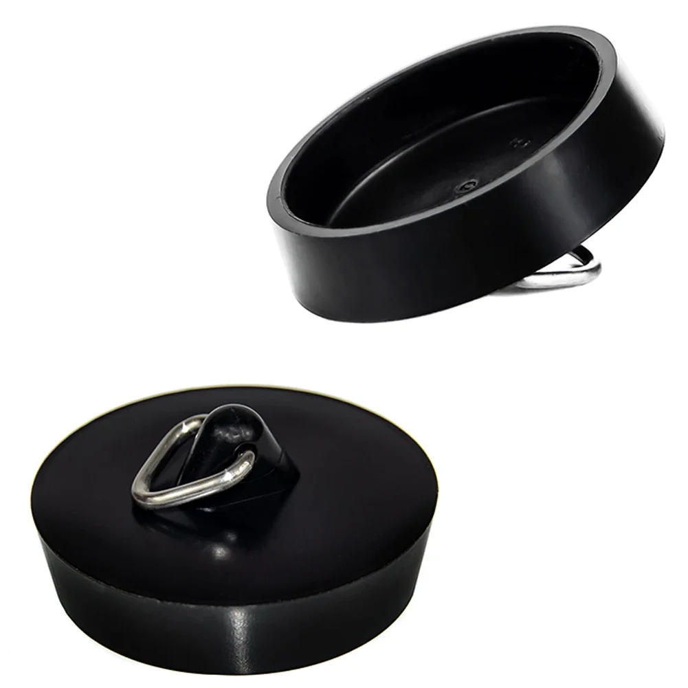 Fittings Drain Stopper Kitchen Sink Bathroom Bathtub 45.6mm Replacement Rubber With A Hanging Ring High Quality