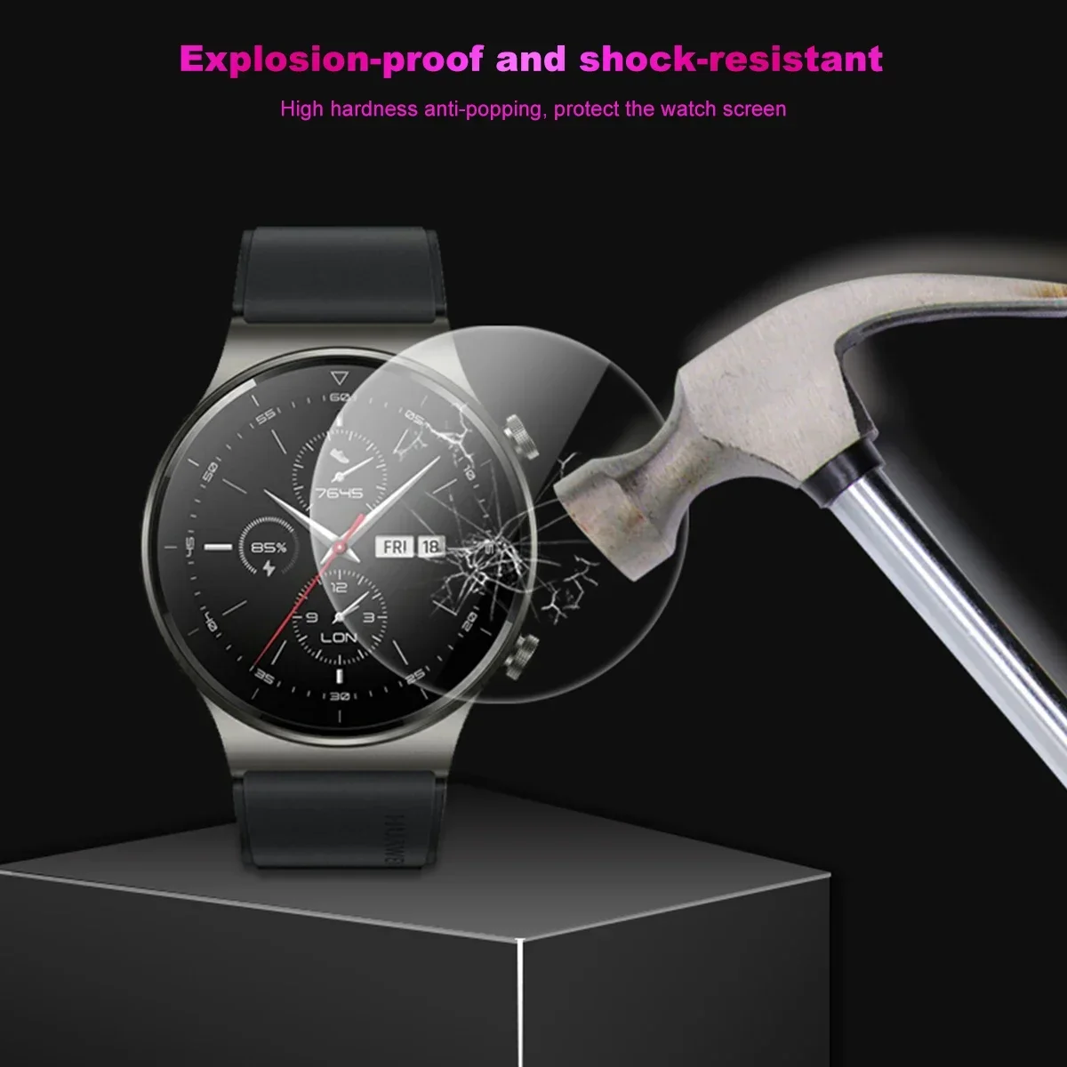 1/5Pcs Hardness Tempered Glass For Huawei Watch GT 4 Screen Protector 41mm 46mm Case-friendly Protective Film for GT4 GT 4