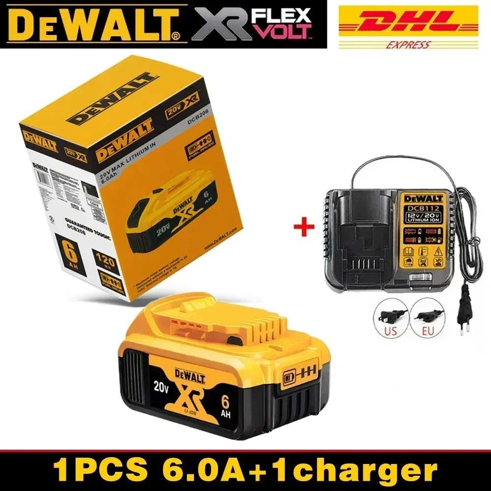 DeWALT 100% Original Battery 20V/60V 9000mAh MAX FlexVolt for DCB606 DCB205 DCB206 DCB209 DCB182 Power Tool with Air Transport image 3