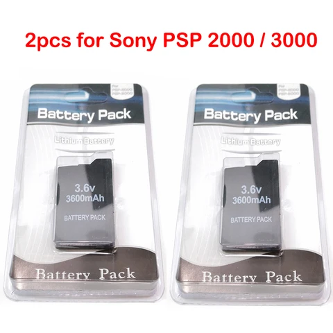 Литий-ионный аккумулятор 3,6 В, 3600 мАч для Sony PSP 2000 PSP 3000 PSP2000 PSP3000, консоль, геймпад, сменные аккумуляторы