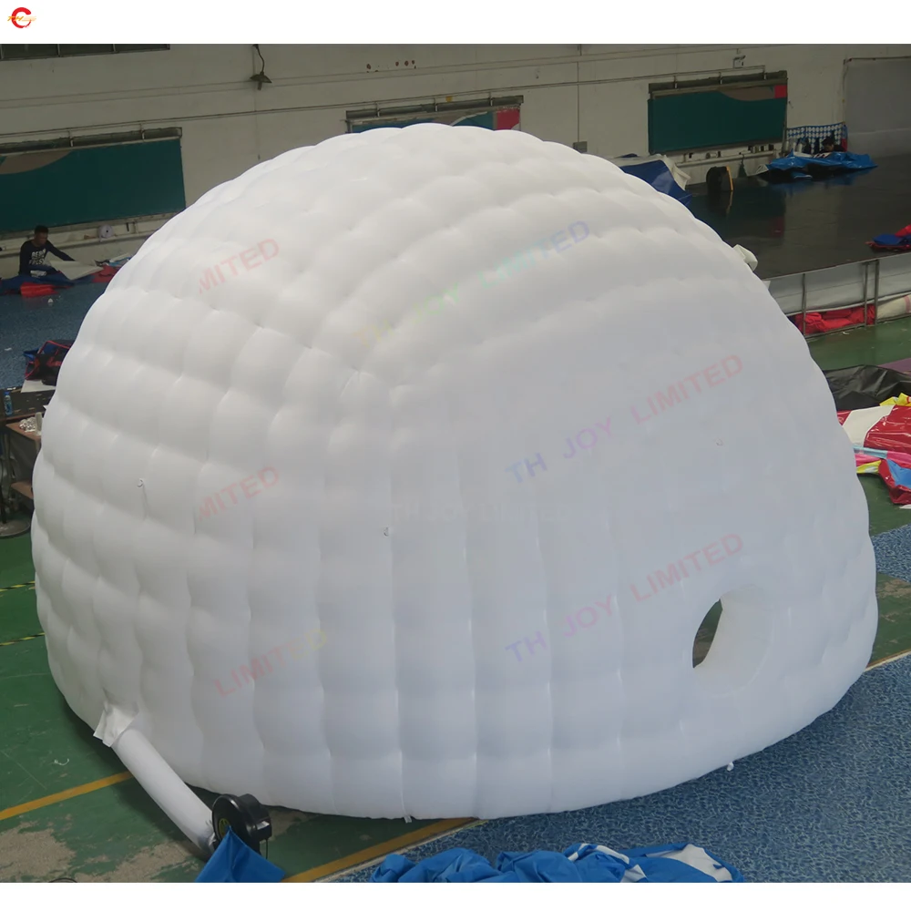 4M/5M/6M Dia สีขาวเต็นท์โดมพอง Windows Air Inflatable Stage เต็นท์คอนเสิร์ตเต็นท์สําหรับขาย