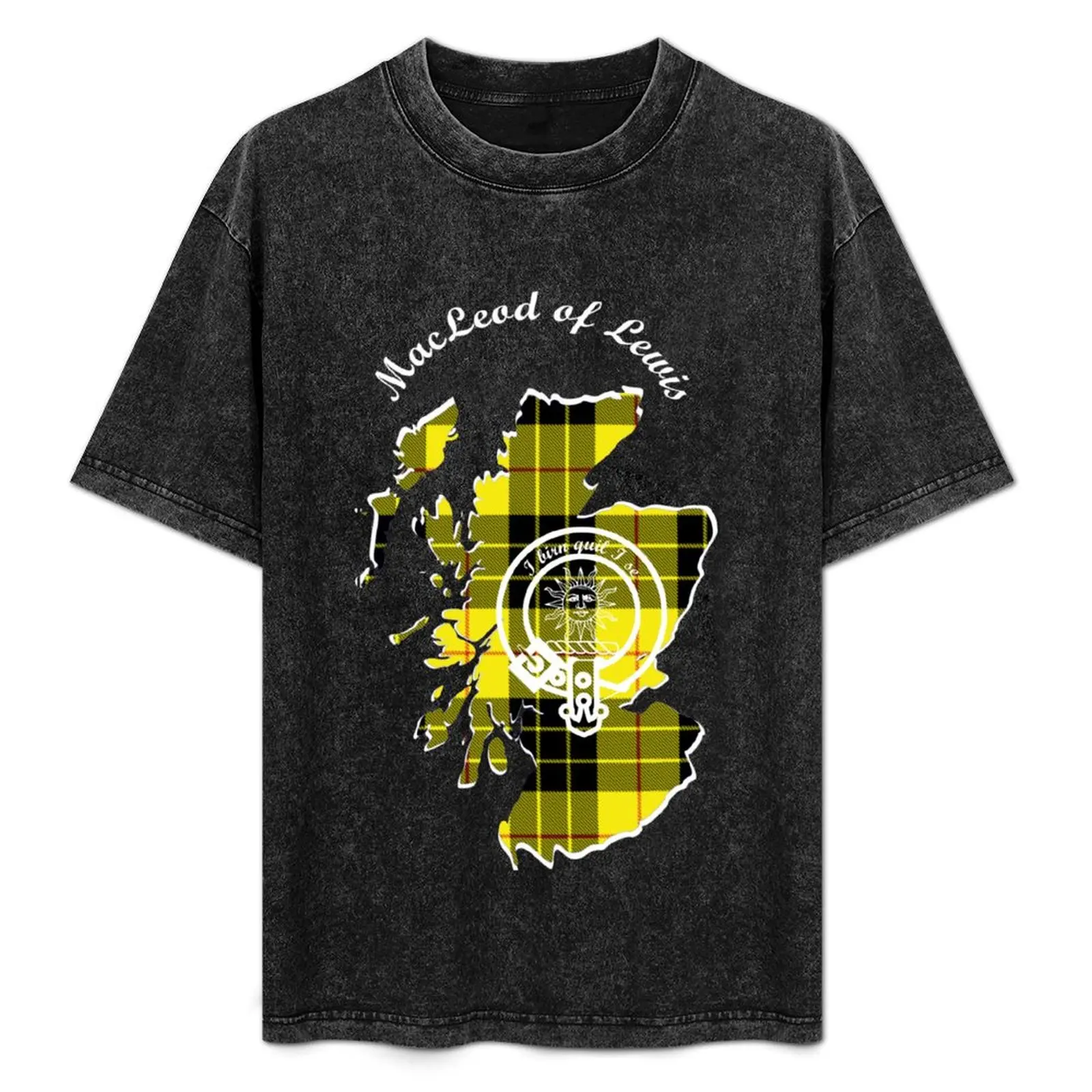 

Clan MacLeod of Lewis Scotland Map Crest T-Shirt Quick Dry Training Short Sleeve Tee