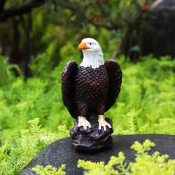 Bald Eagle Decor Ornaments Hanging Garden Statue High Multicolor Resin Bird Sculpture Tree Decoration for Lawn Porch Yard Patio