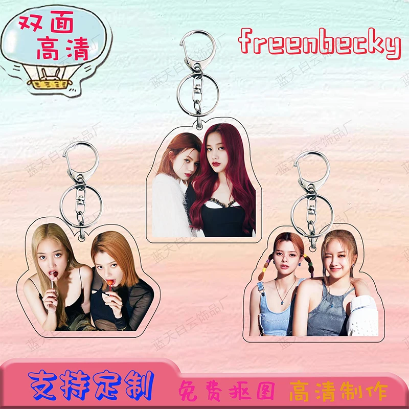 New Thailand Stars Drama GAPtheseries Freen Becky FreenBecky  Keychain Cute Acrylic Pendant Key Holder FreenBecky Bags keychain