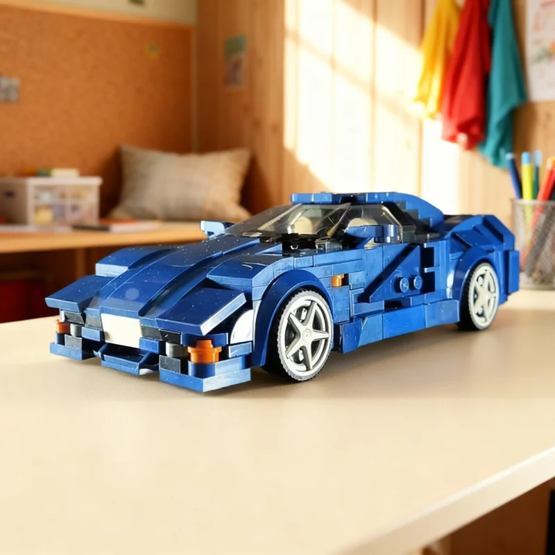 412pcs MOC city Champions Lister Storm Model Christmas Gift Collectible Display Home Decor And Creative Set DIY
