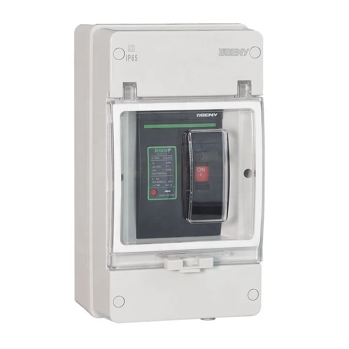 

PV DC Mould Case Circuit Breaker BDM-250 With IP65 Enclosure 2 Poles 250A 500V Solar