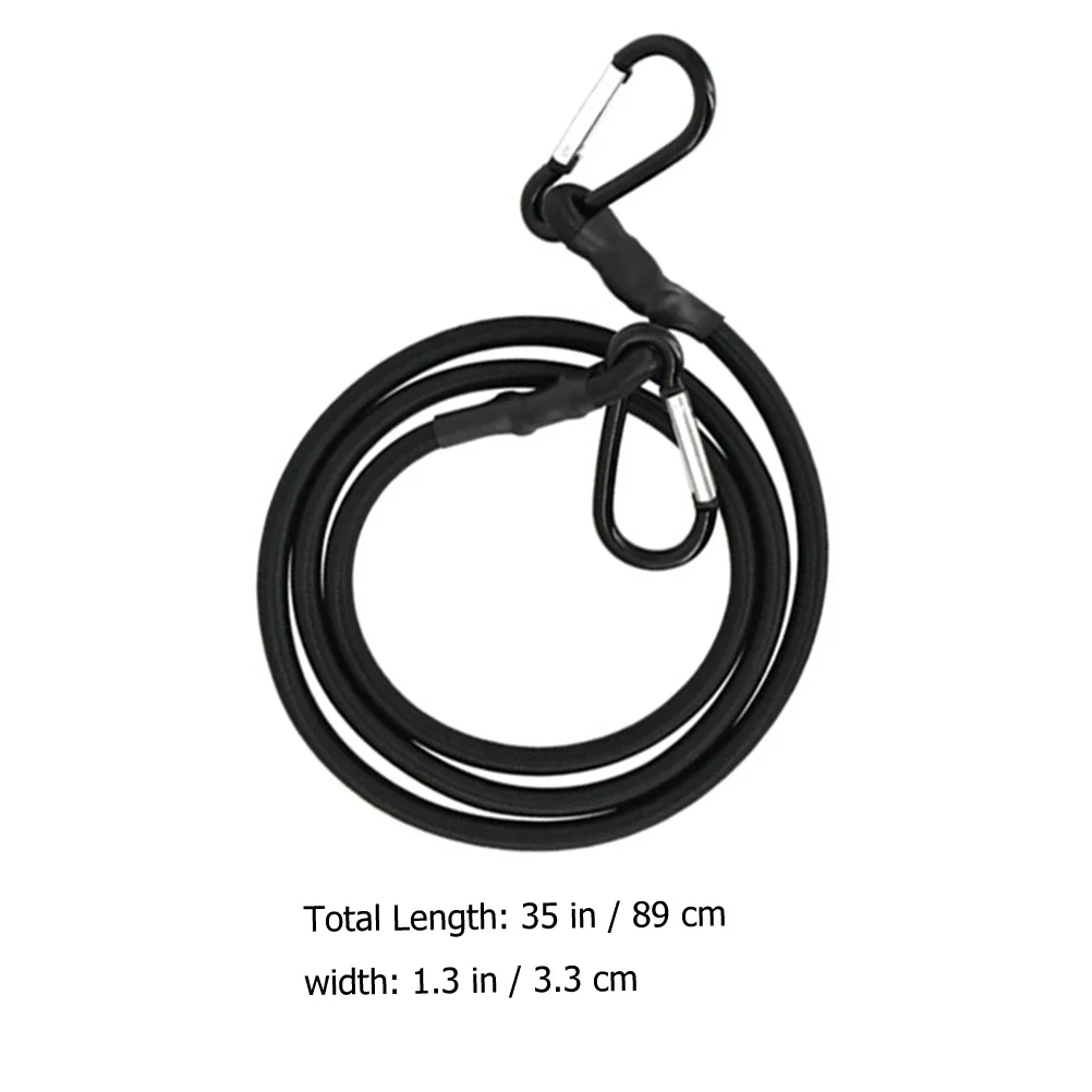 

6Pcs Heavy Duty Bungee Cords With Carabiner Hooks Multi Core Latex Ropes Elastic Belts For Outdoor Camping Tents