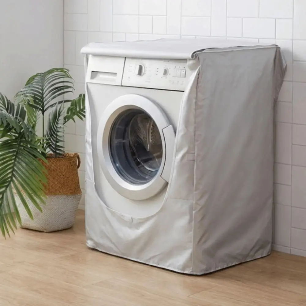 Universal Drum Washing Machine Cover Waterproof Dustproof UV Resistant Cover Elastic Appliance Protector Fits Multiple Brands