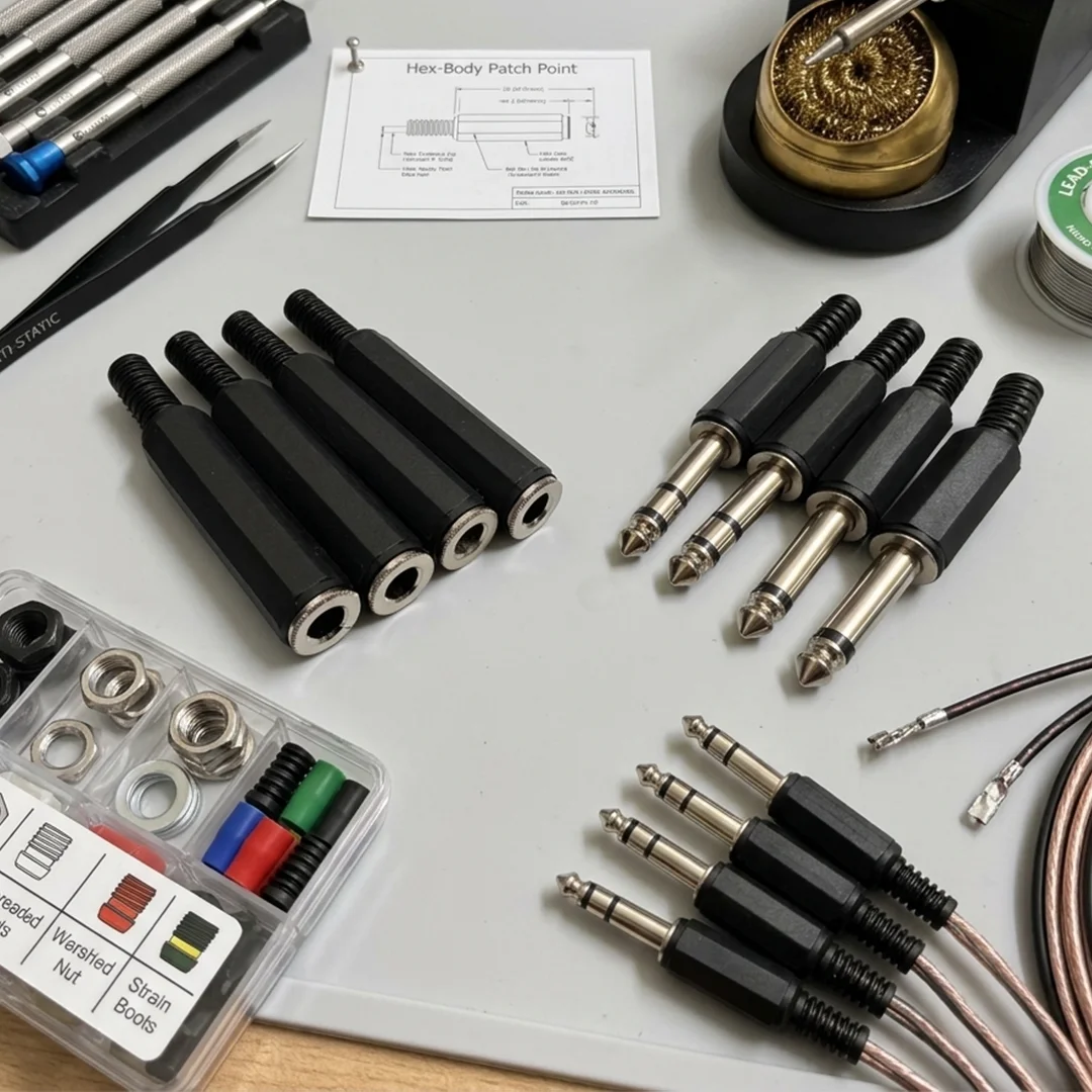 6.3MM Mono/Stereo AUDIO Jack Plug Male Connector 2Pole 3Pole Welding Line HeadPhone Stereo 1/4