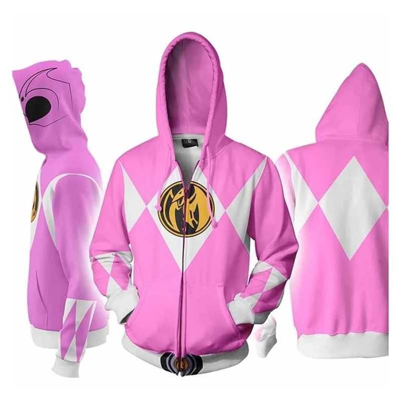 3 to 14 years kids hoodies Mighty Morphin clothing boys girls 3d digital printing hoodie cartoon sweatshirt children clothes