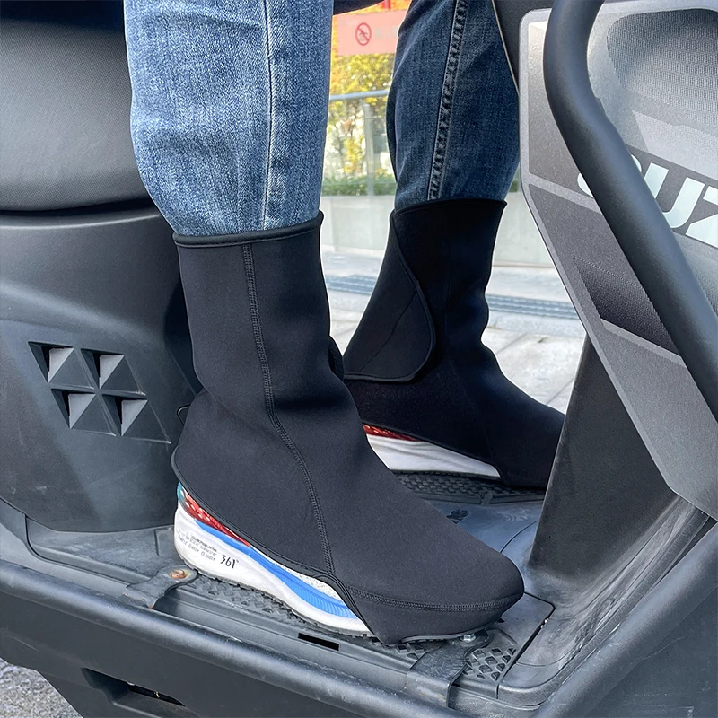 

Adjustable Windproof Ankle Protector For Motorcycle Riding Outdoor Skiing Warm Leg Cover Foot Cover Winter Cold-proof Equipment