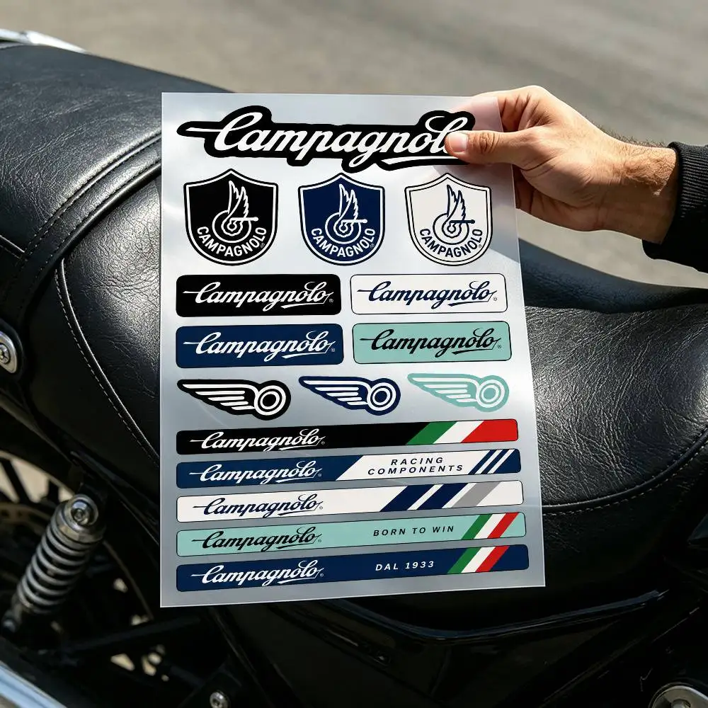 Classic Cycle Stickers Cursive Script Badge Graphics Weatherproof Self Adhesive For Vehicle Water Bottle Toolbox Ornament