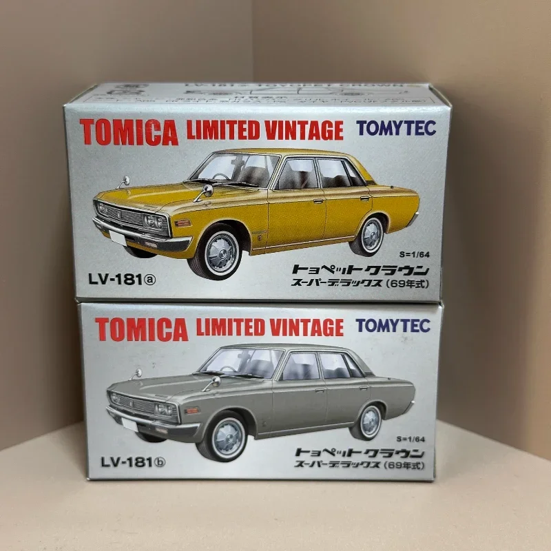 TAKARA TOMYTEC Tomica 1/64 TLV-181a TLV-181b Toyota Crwon Super Deluxe lega giocattolo motore pressofuso modello in metallo regali